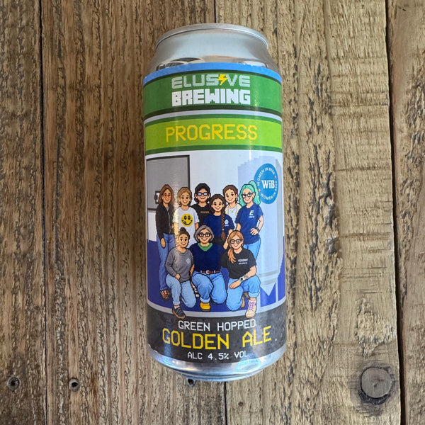 Elusive Brewing x Women in Beer | Progress | Green Hopped Golden Ale