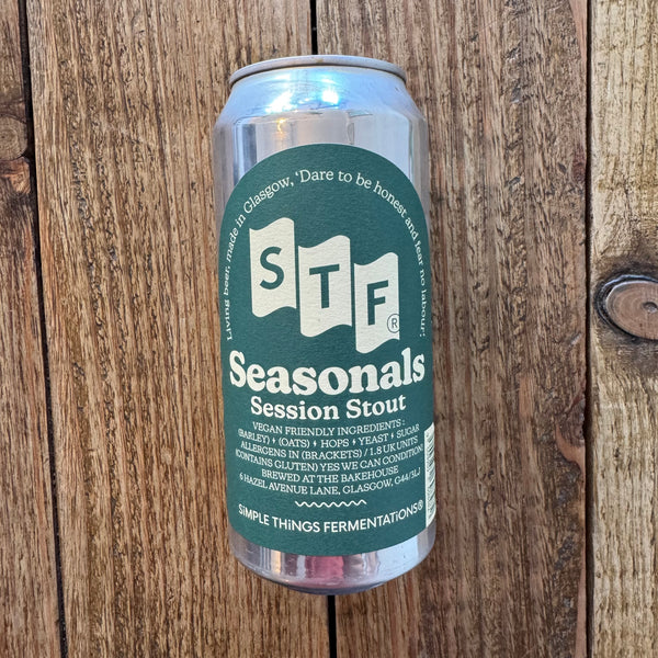 Simple Things Fermentations | Seasonal Session Stout | Stout