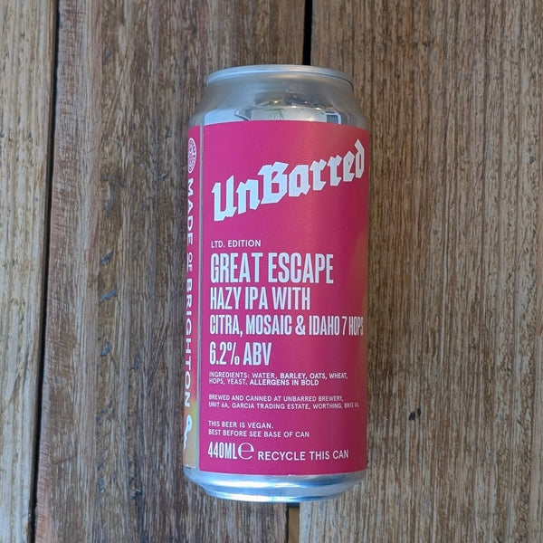 Unbarred Brewery | Great Escape | IPA