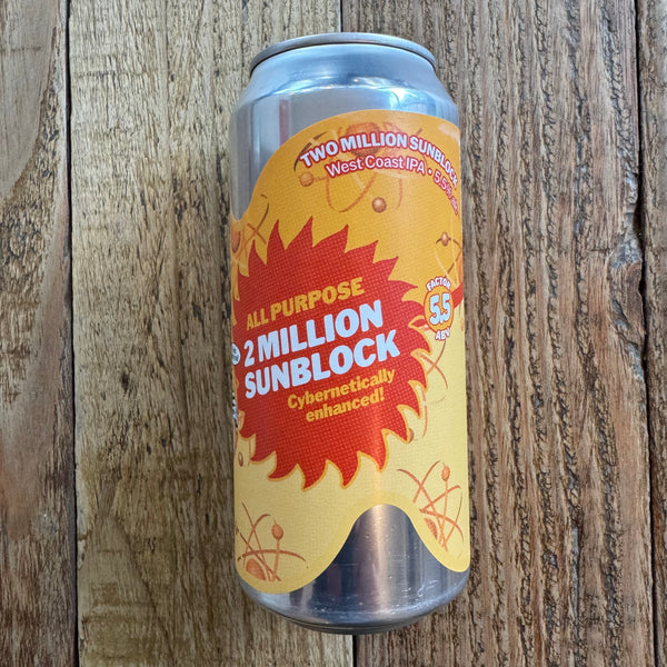 Sureshot Brewing | Two Million Sunblock | IPA