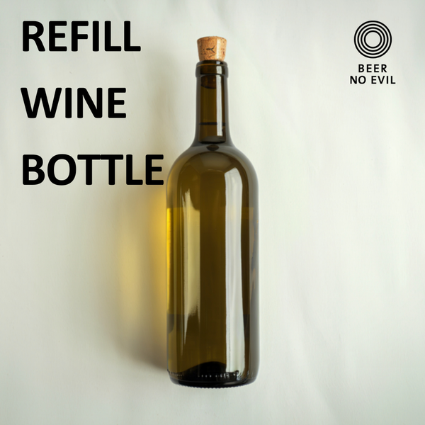 Bottle for refill wine