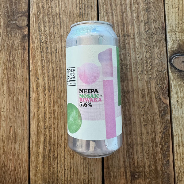The Three Legs Brewing Co. | Mosaic + Riwaka NEIPA | IPA