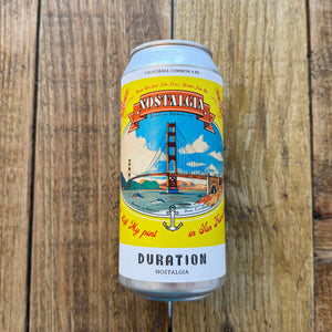 Duration   Nostalgia  California Common - Beer No Evil